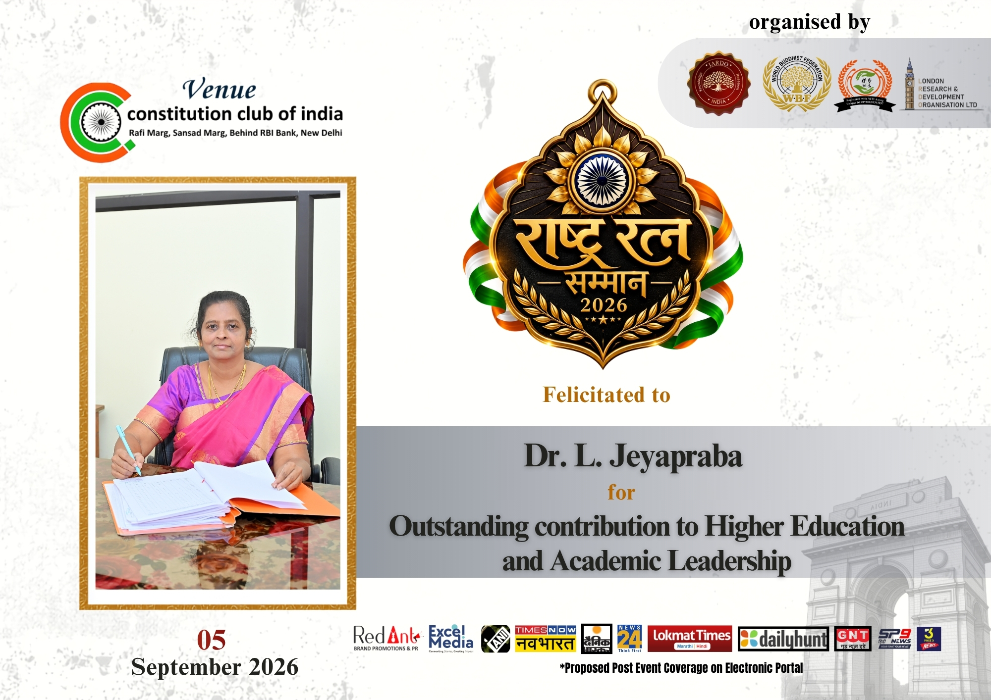 Dr. L. Jeyapraba